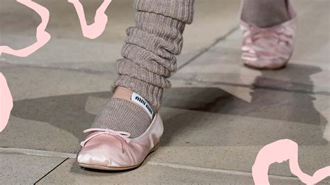 what are miu miu shoes|miu miu ballet flats.